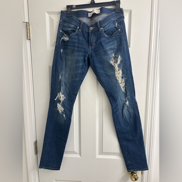 Abercrombie and fitch destroyed skinny jeans - Picture 1 of 2
